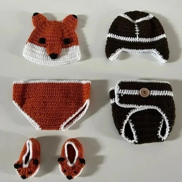 Newborn crochet Outfit For Pictures . - Picture 1 of 4